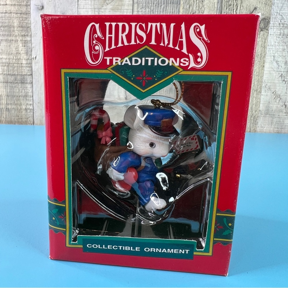 Christmas Traditions Collectible Ornament Mailman Postal Worker Post Office